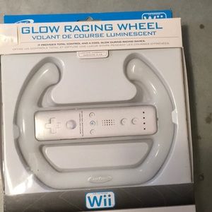 Intel Glow Racing Wheel for Wii